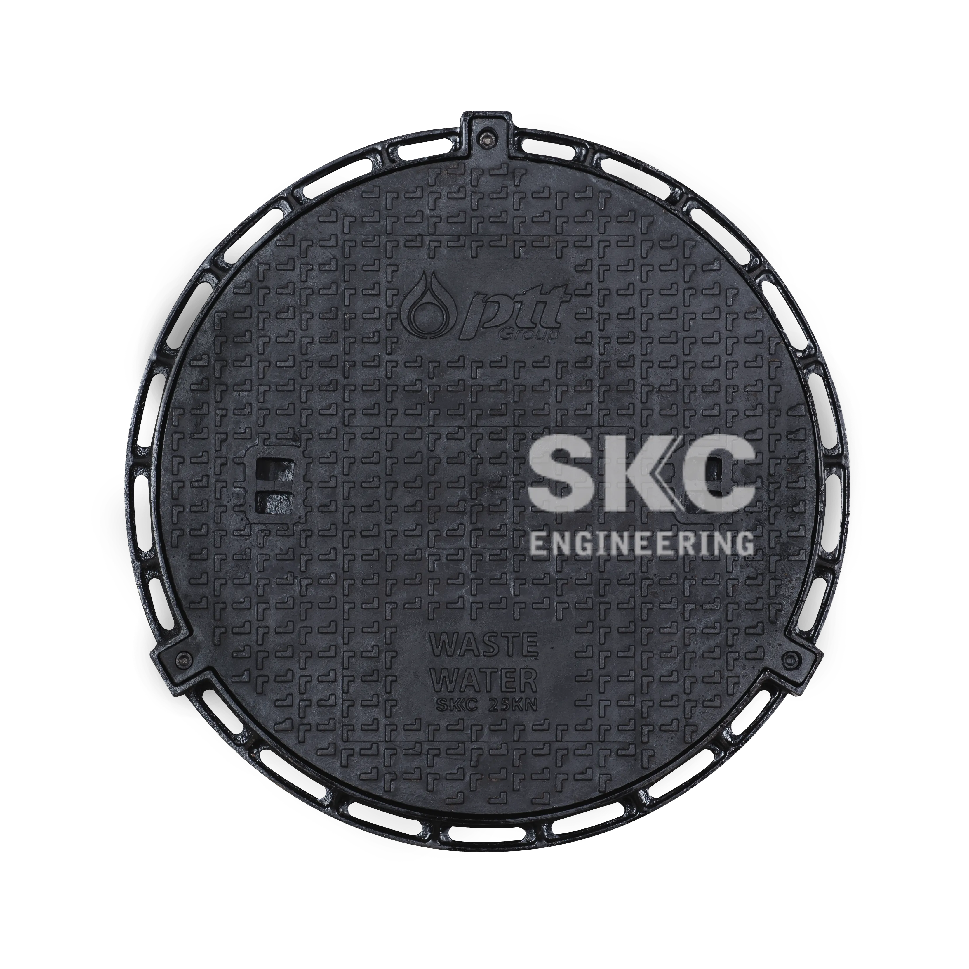 ฝาเหล็กกลมสั่งทำโลโก้